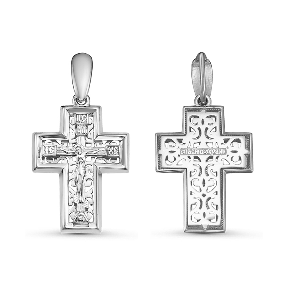 Крест из серебра 925 пробы