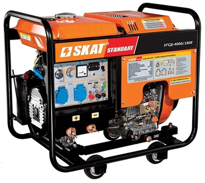 Сварочный дизельный генератор SKAT УГСД 4000/180 Е