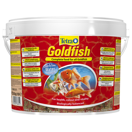 Tetra Goldfish корм в хлопьях для всех видов золотых рыбок 10 л (ведро)