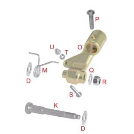 Полный комплект крепления регулируемой педали газа OTK