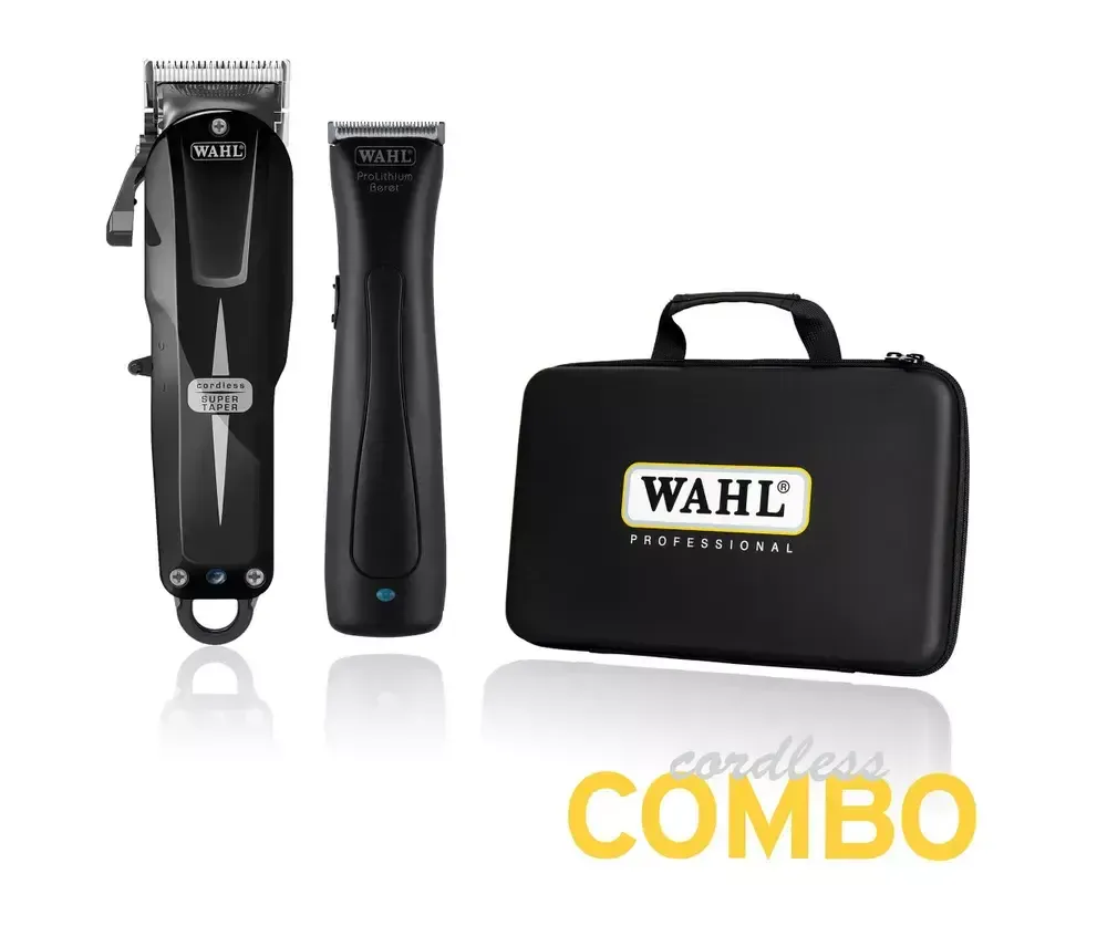 Набор для стрижки Wahl 8592-017Н Cordless Combo, триммер Beret и машинка Super Taper в чемодане - 4