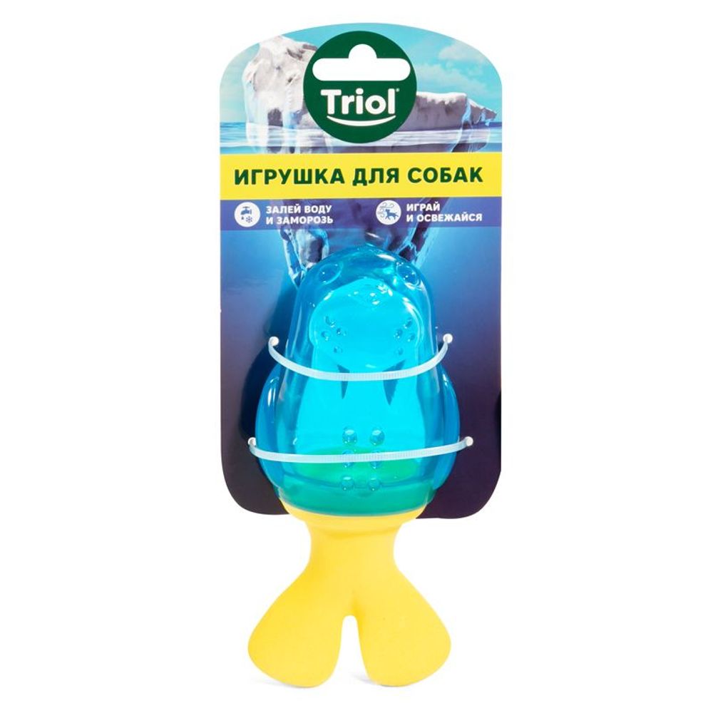 Игрушка для собак из термопластичной резины охлаждающая "Морж", 155мм, Triol