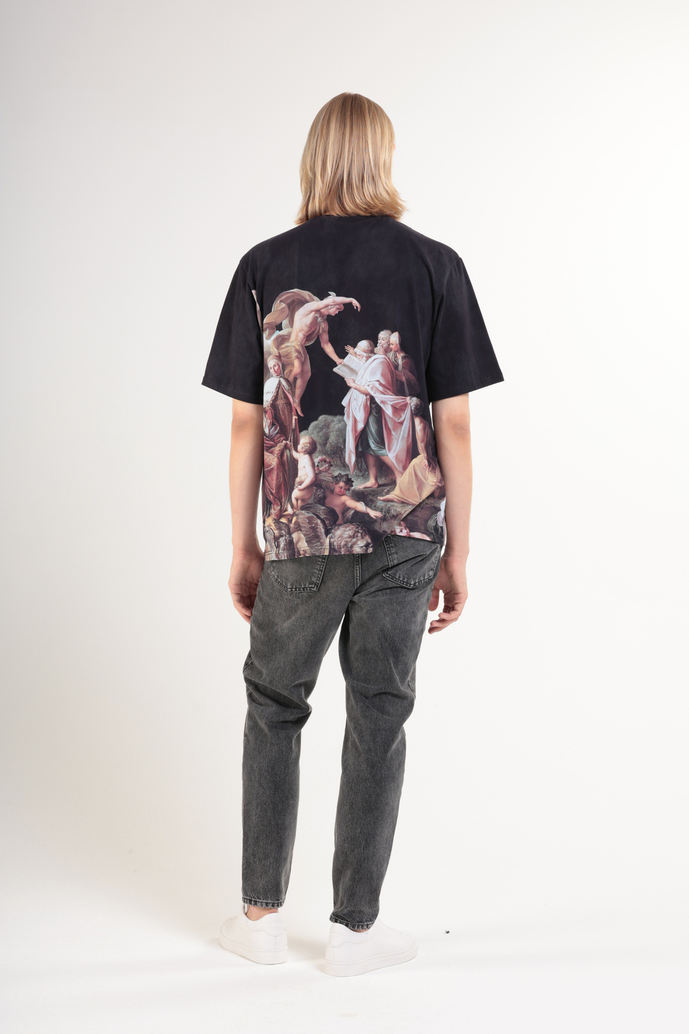 Футболка мужская Oversize с пич эффектом Renaissance