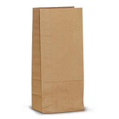 Пакет бумажный 80*50*230 крафт 70гр 100/1500