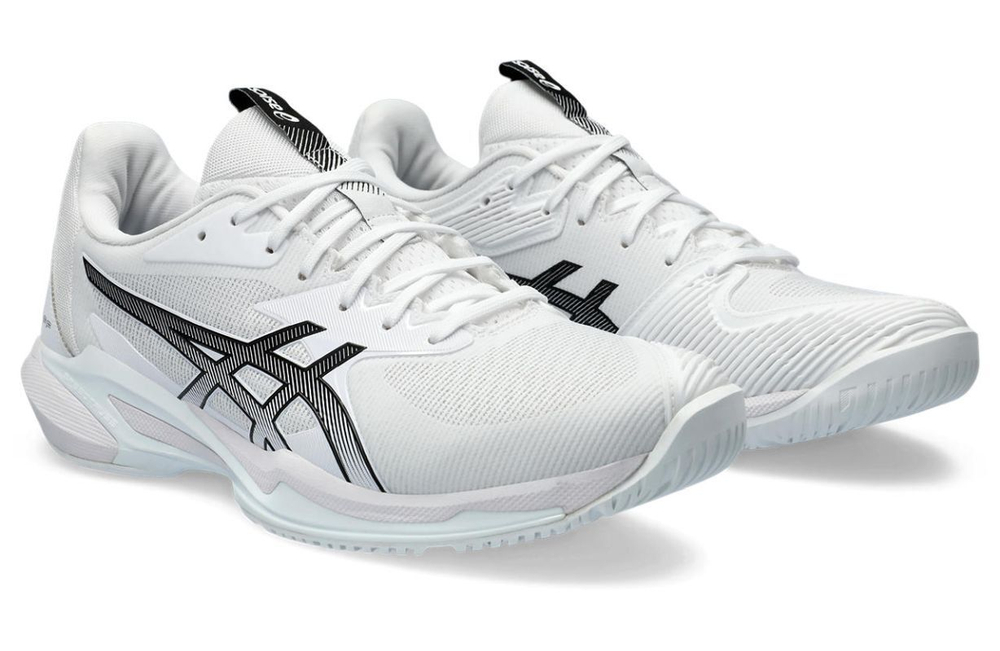 Мужские кроссовки теннисные Asics Solution Speed FF 3 - white/black