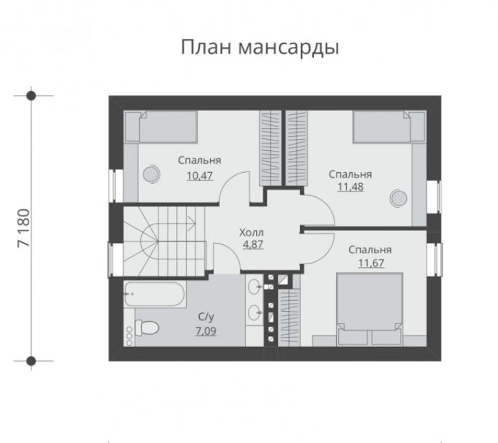 Проект Дома 89,2 кв. м К-136