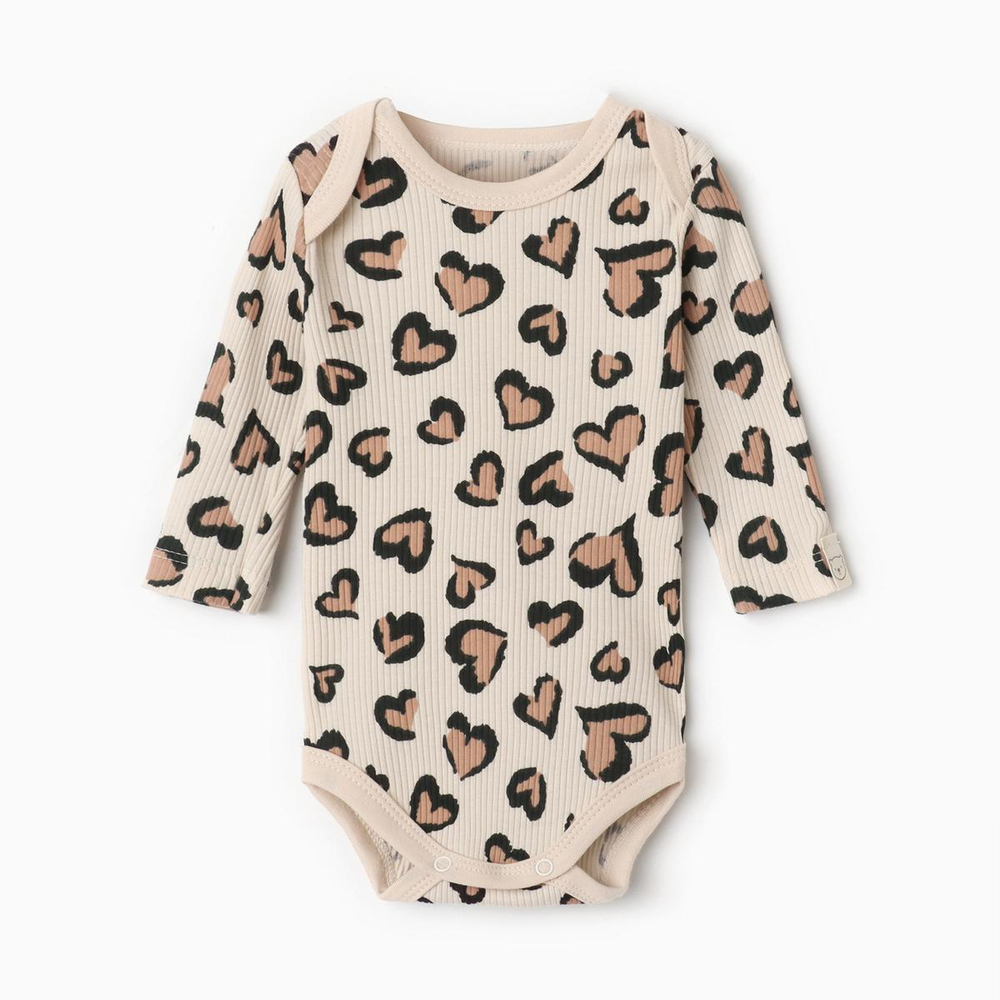 Боди с дл. рукавом Leo love, рост 62-68 см 10207401 (Крошка Я)