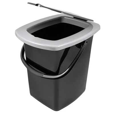 Ведро-туалет 22 л. черный