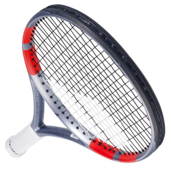 Теннисная ракетка Babolat Pure Strike 100 16/19 4-gen - grey/fluo strike + струны