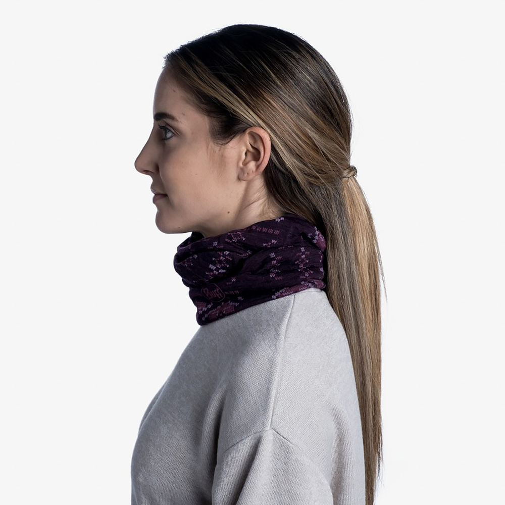 Бандана Buff LW Merino wool Frieze Deep Purple