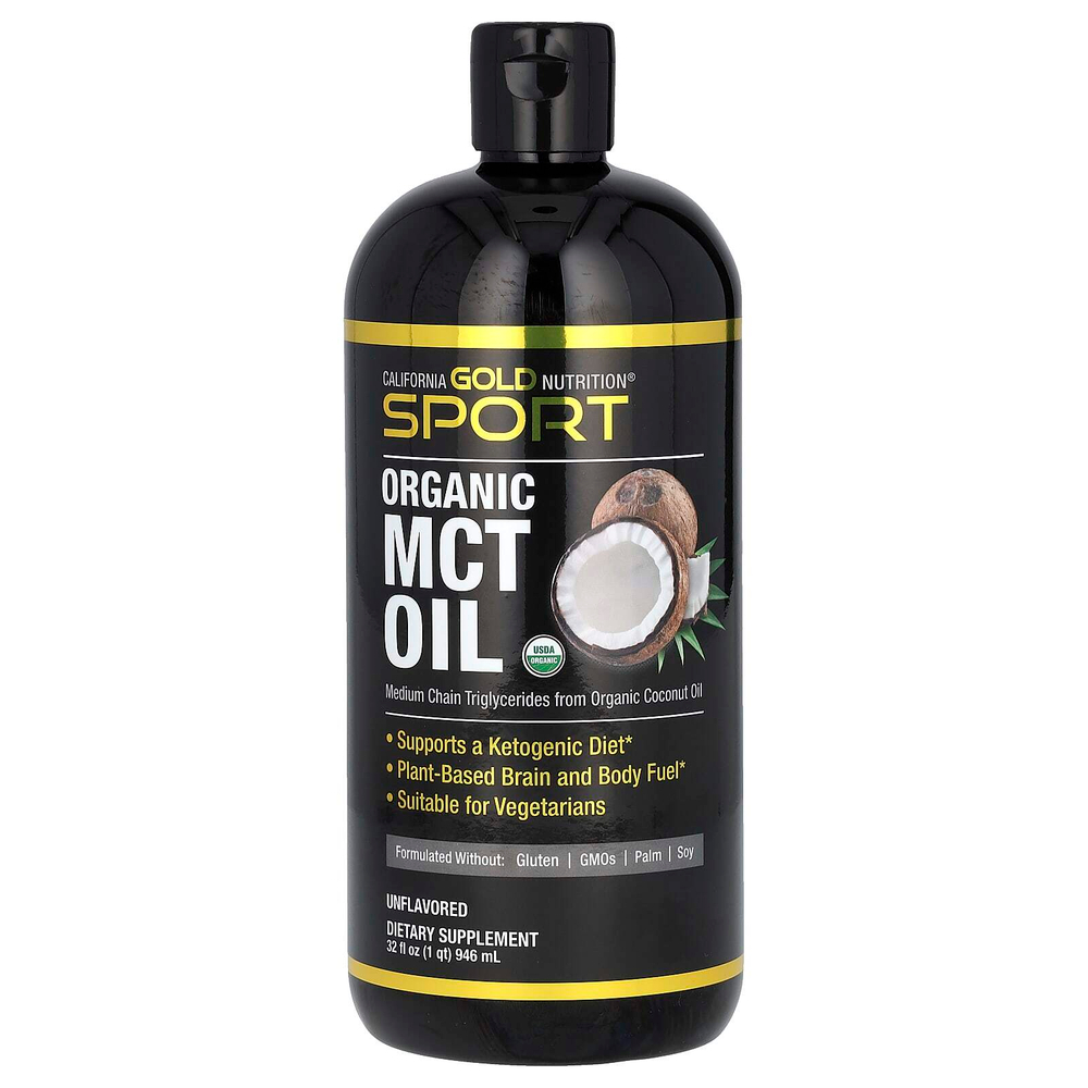 California Gold Nutrition, Sport, органическое масло MCT, 946 мл (32 жидк. унции)
