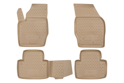 Коврики в салон для VOLVO XC90 2002-2015, 4 шт. (полиуретан, бежевые) NLC.50.04.212