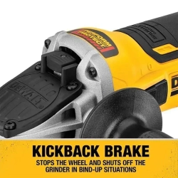 DEWALT Болгарка аккумуляторная DCG405NT 20B ,125MM,9000 оборотов в минуту,С кейсом