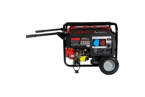 Генератор Loncin LC10000D-AS, 3-х фазный (с мощностью без ограничений при 1-но и 3-х фазном режиме)