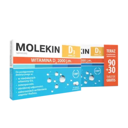 Молекин Д3 2000 - 120 таблеток