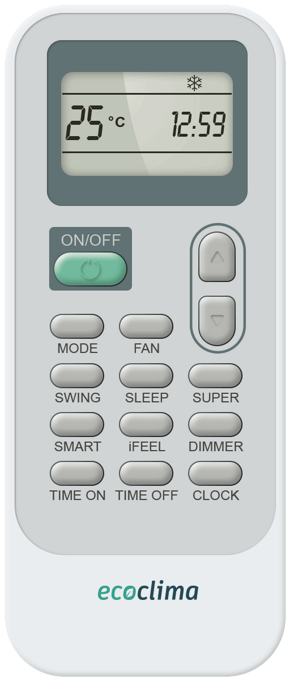Сплит-система ECOCLIMA, ELEGANT LINE (on/off), ECW-HE24/AA-4R2 / EC-HE24/A-4R2,
