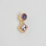 Mercury medal grisant tops with natural stone