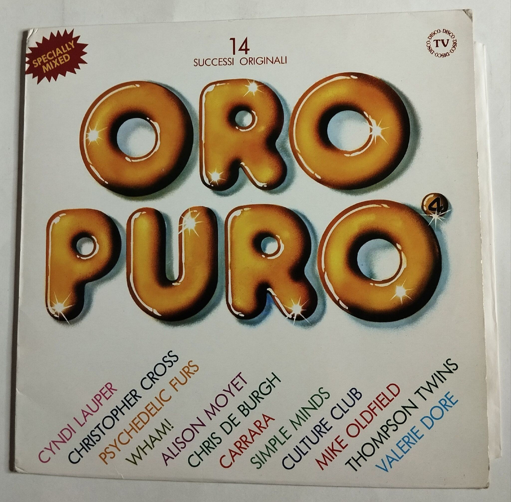 Винтажная виниловая пластинка LP Сбрник Oro Puro 4 (Italy 1974)