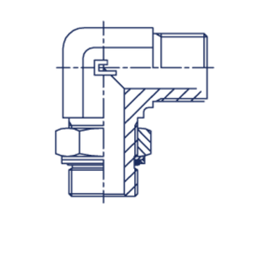 Штуцер FRG90 BSP 1.1/2 - BSP 1.1/2