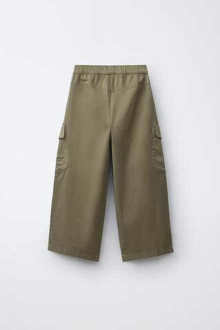 ZARA БРЮКИ КАРГО, ХАКИ