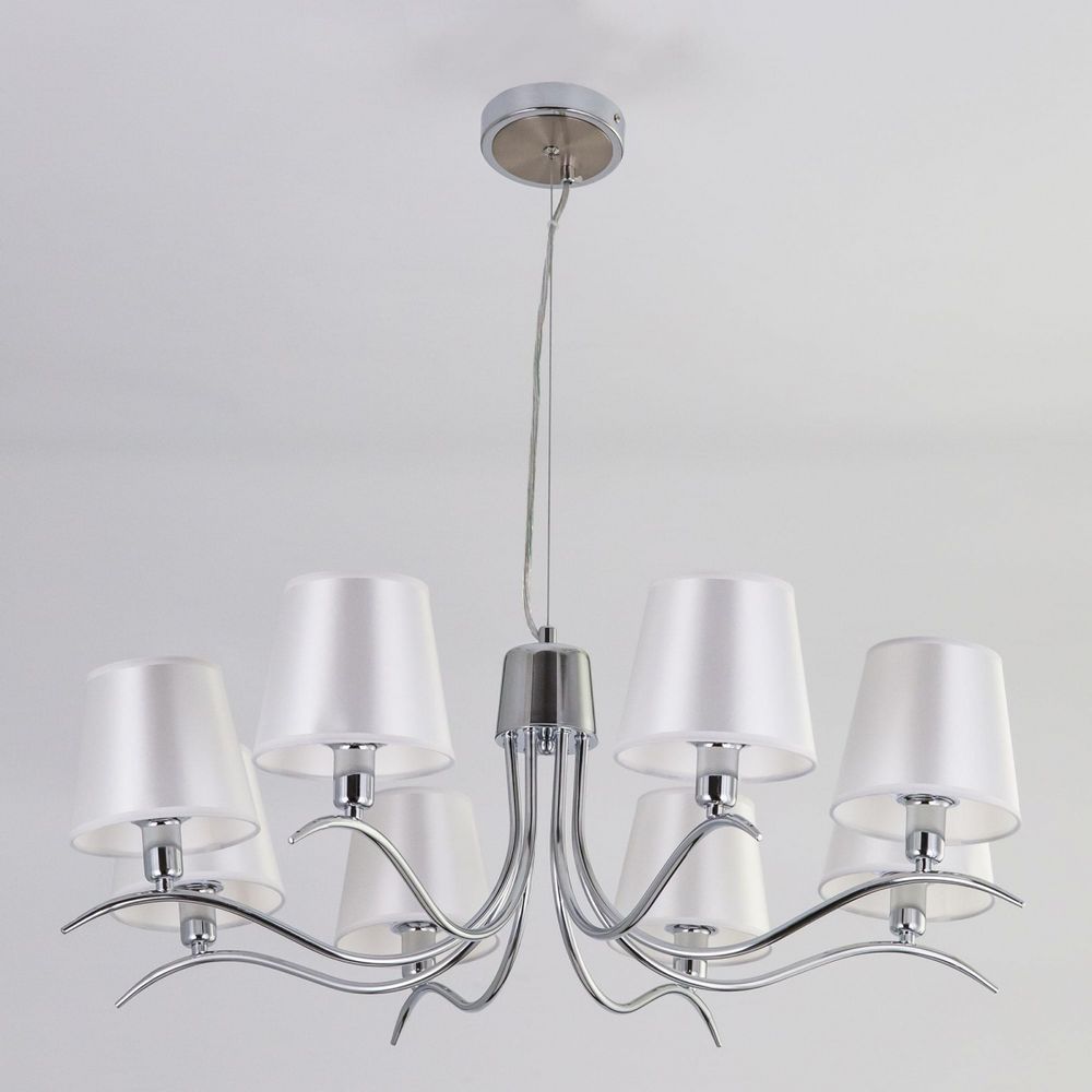 Citilux Эмма CL439181 Люстра подвесная с абажурами Хром