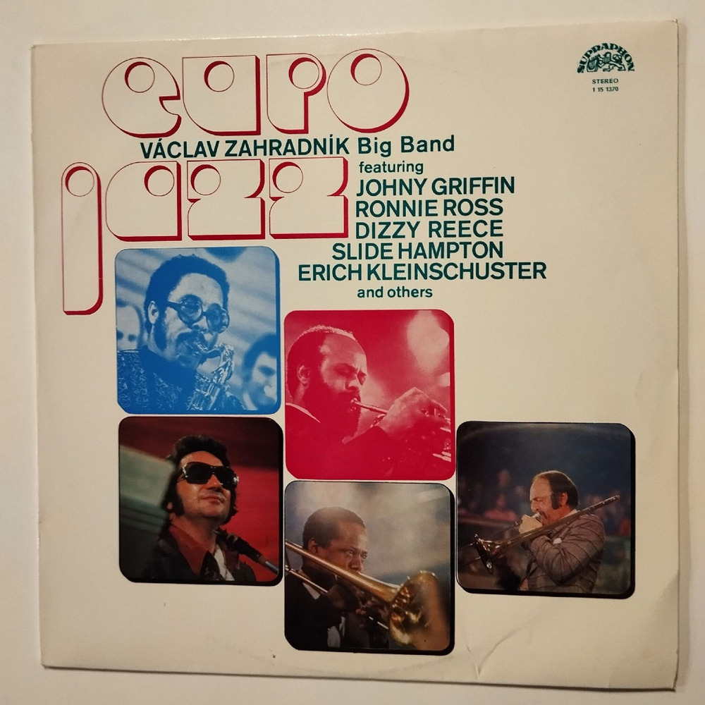 Винтажная виниловая пластинка LP Vaclav Zahradnik Big Band Euro Jazz (Чехословакия 1974)