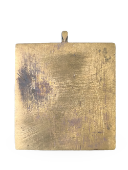 Антикварная литая икона " Избранные святые"