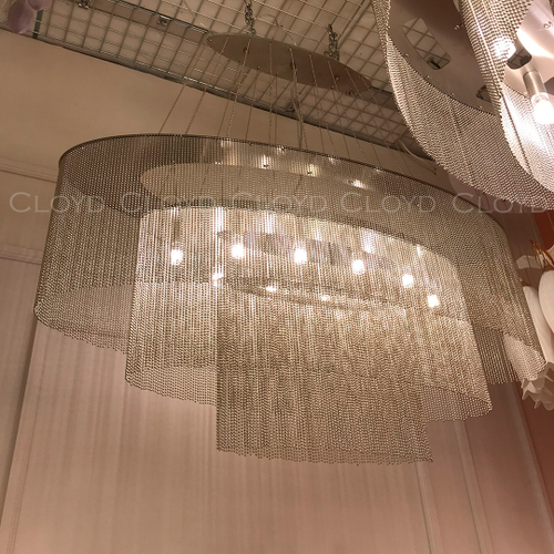 Люстра Cloyd ONASSIS C10 / шир. 100 см - никель сатин (арт.11462)