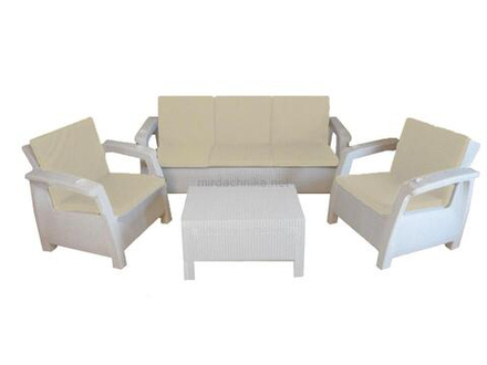 Комплект уличной мебели под искусственный ротанг Yalta Terrace Triple Set