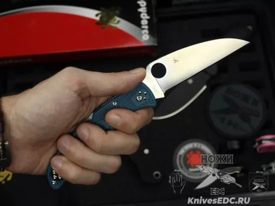 Нож складной Spyderco Endura 4 Wharncliffe K390 Cobalt 10FPWK390