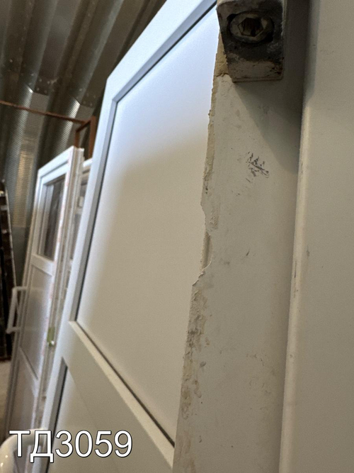 Дверь пластиковая входная Б/У 2040(в) x 850(ш)