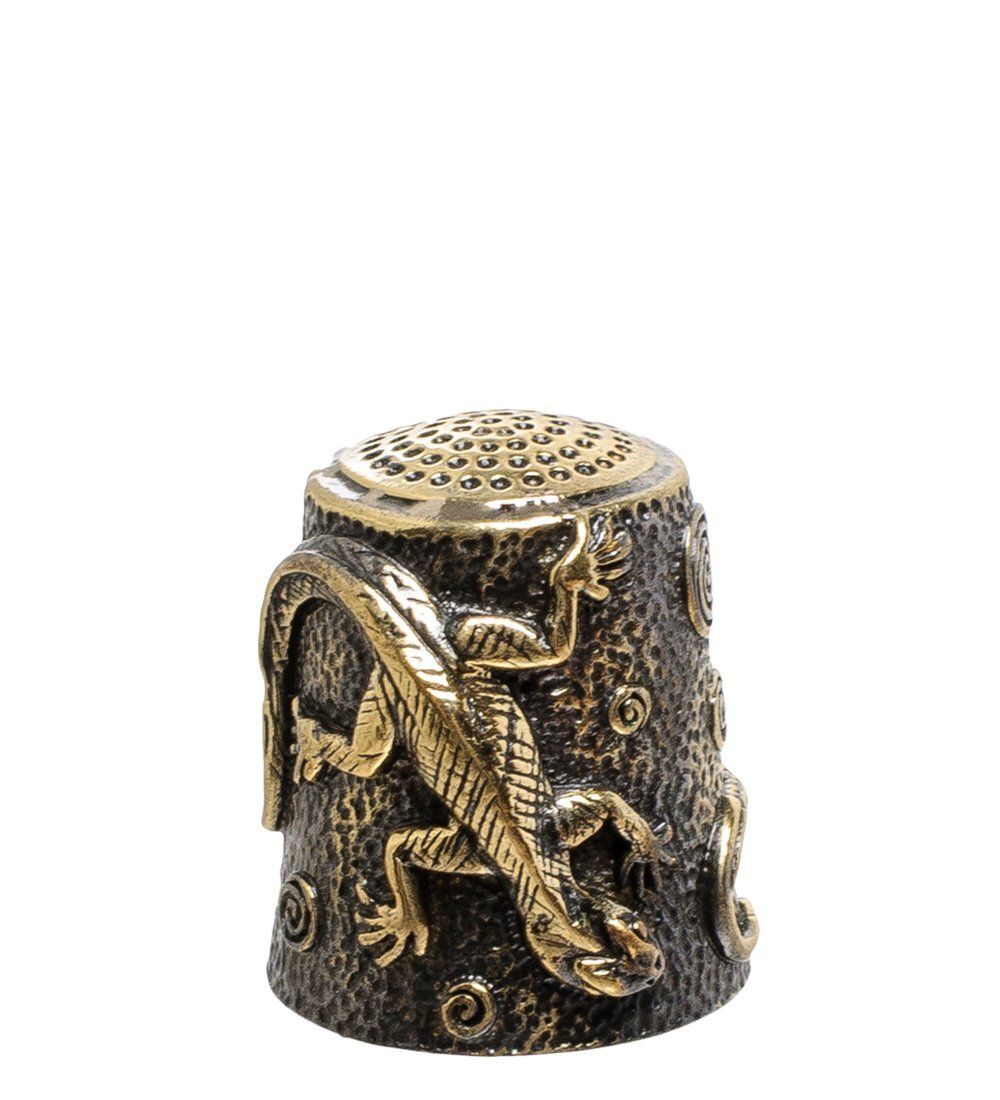 AM-1768 Наперсток «Ящерица» (латунь)