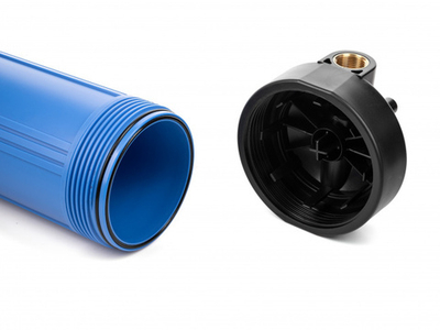 Корпус магистрального фильтра ГЕЙЗЕР C23 20BB 1" (синий)