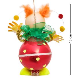 Элита НФ-215/2 Фигурка «Клоун с шариками» ёлочное украшение