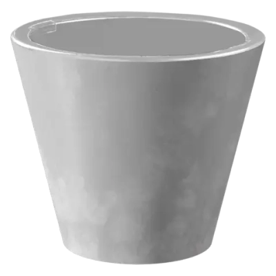 Кашпо для цветов пластиковое 3л d-19 см «Классика» Бетон