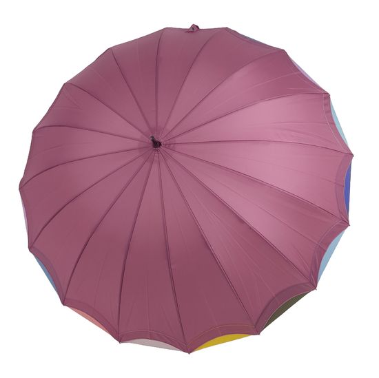 Женский зонт трость 3 Слона, полуавтомат 1100-B-03