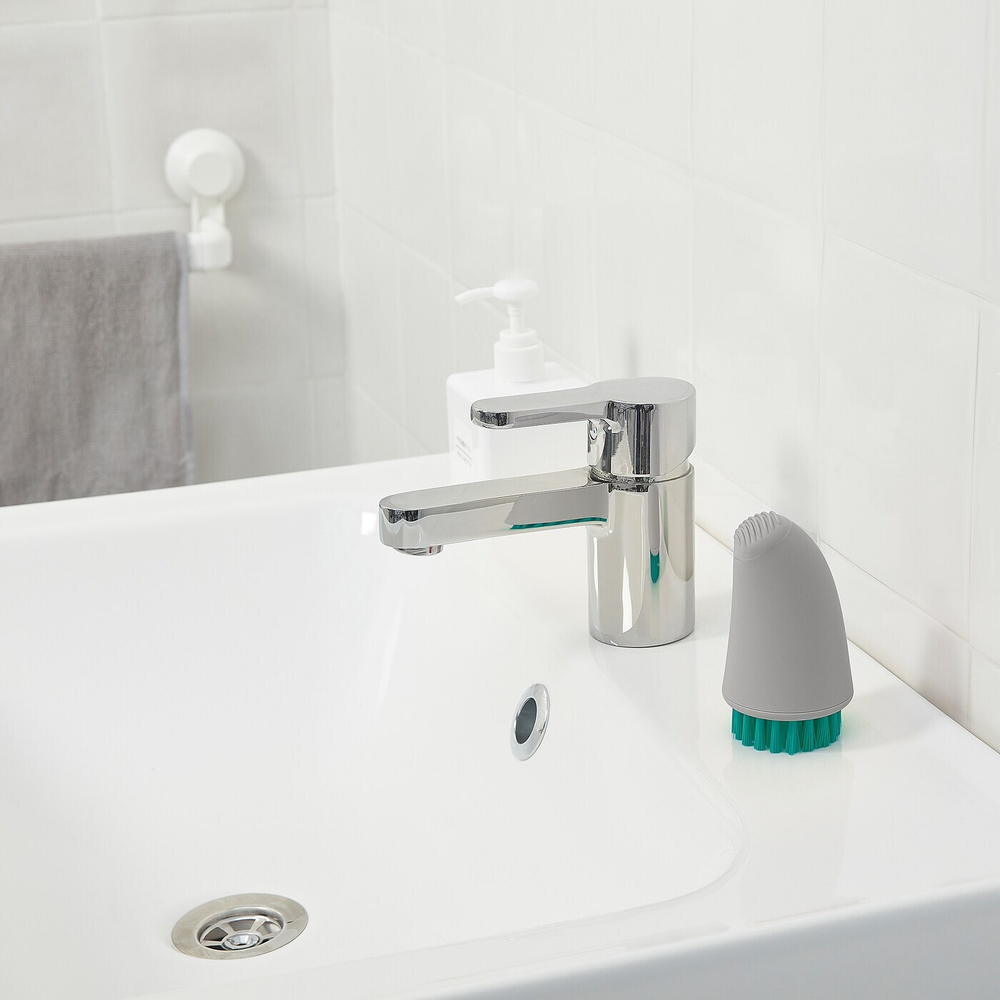 Щетка для чистки с пятноочистителем IKEA SLIBB (СЛИББ), Серый