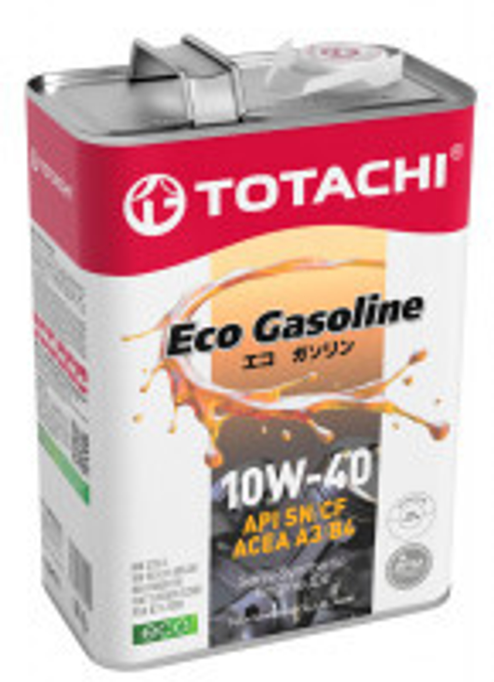 Моторное масло TOTACHI  Eco Gasoline  SAE 10W-40  API SN/CF       4л