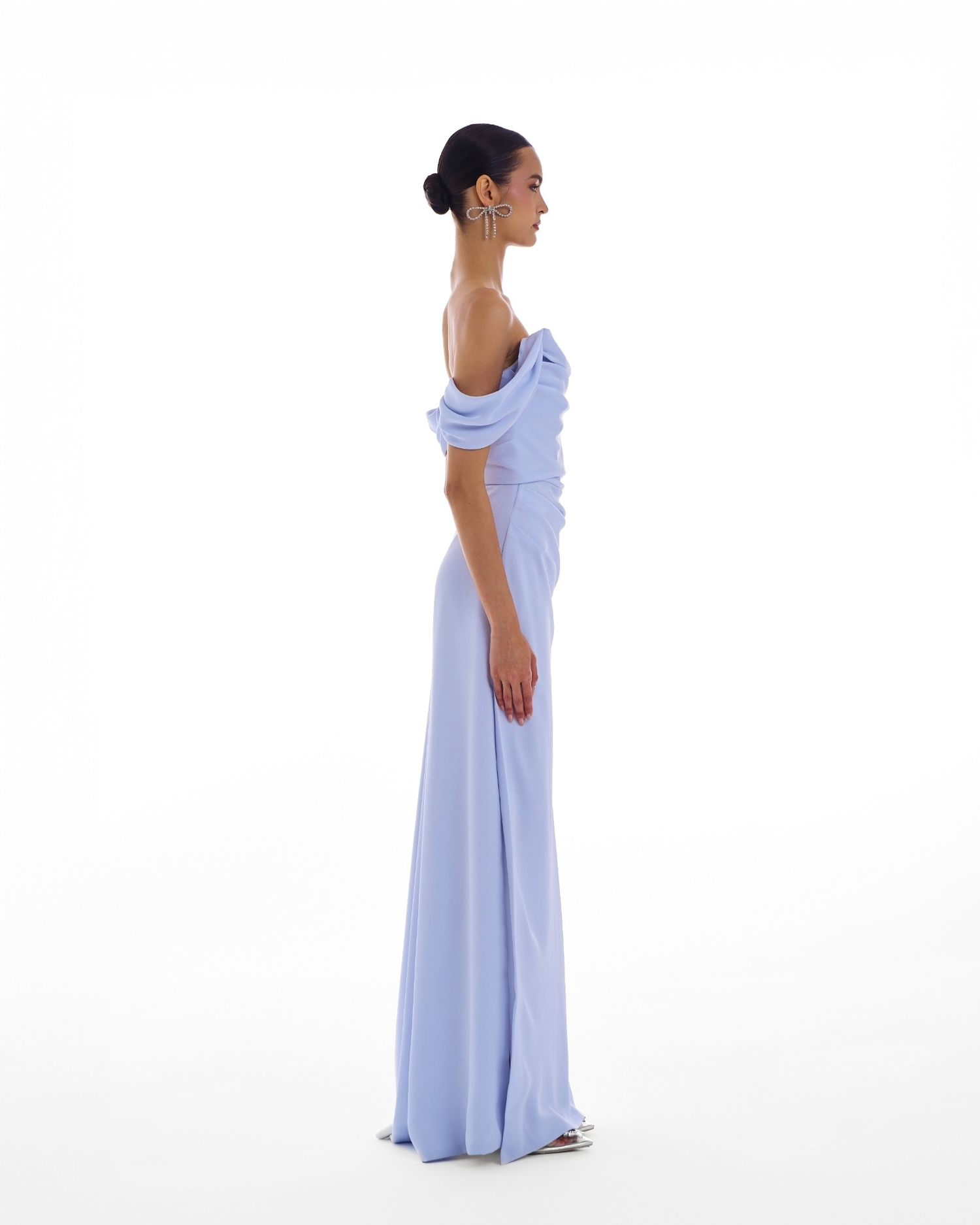 Платье Belvedere (Бельведер) в пол голубой