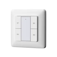 Кнопочная настенная панелья DALI DT6 панель для одной группы и 4-х сцен Lighting control 721052