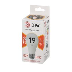 Лампочка светодиодная ЭРА STD LED A65-19W-827-E27 E27 / Е27 19Вт груша теплый белый свет | Лампы cветодиодные Груша (A)