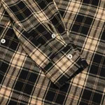 Рубашка One Two Cowboy Basic 8 в клетку черная