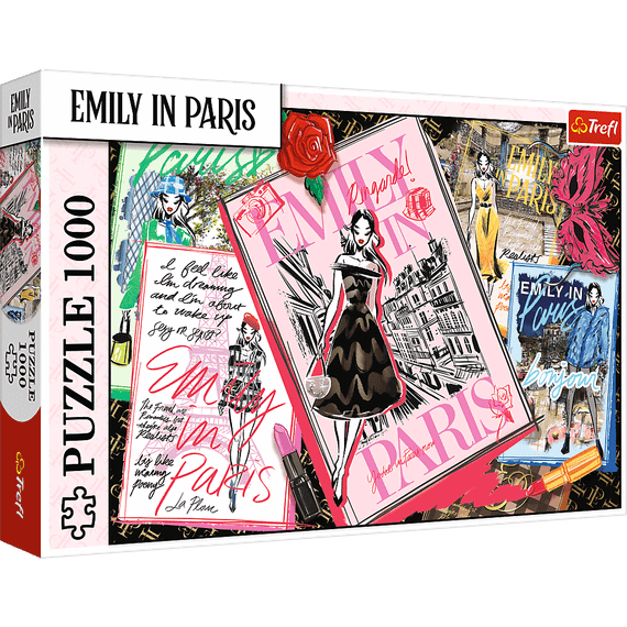 Pazl / Пазлы / Puzzles - "1000" - Emily in Paris: Fashion Magazine  / Emily in Paris