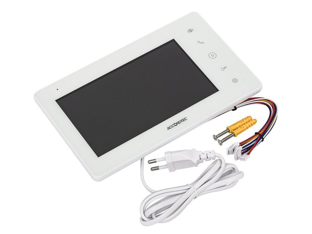 AT-VD760C/SD WH Монитор домофона цветной с функцией «свободные руки» AccordTec