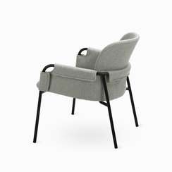 Лаунж-кресло Lok, серое