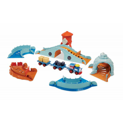 Little Tikes - локомотив Slammin &#39;Racers с вагонами Arena с поездом 649516