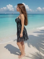 Купальник-платье слитный большой размер