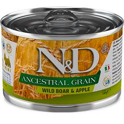 Farmina Dog N&D Ancestral Grain Boar & Apple - консервы низкозерновые для собак (кабан c яблоком)