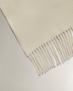 Zara Home плед из шерсти, хаки, 140x190 см