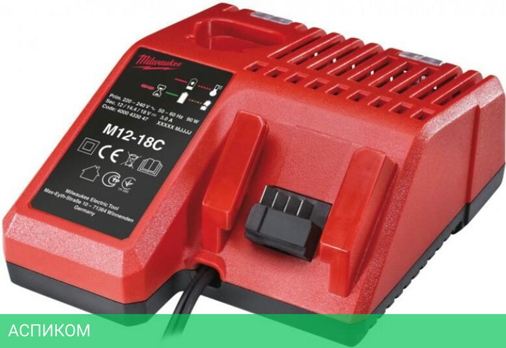 Зарядное устройство для инструмента Milwaukee М12-18С (4932352959)